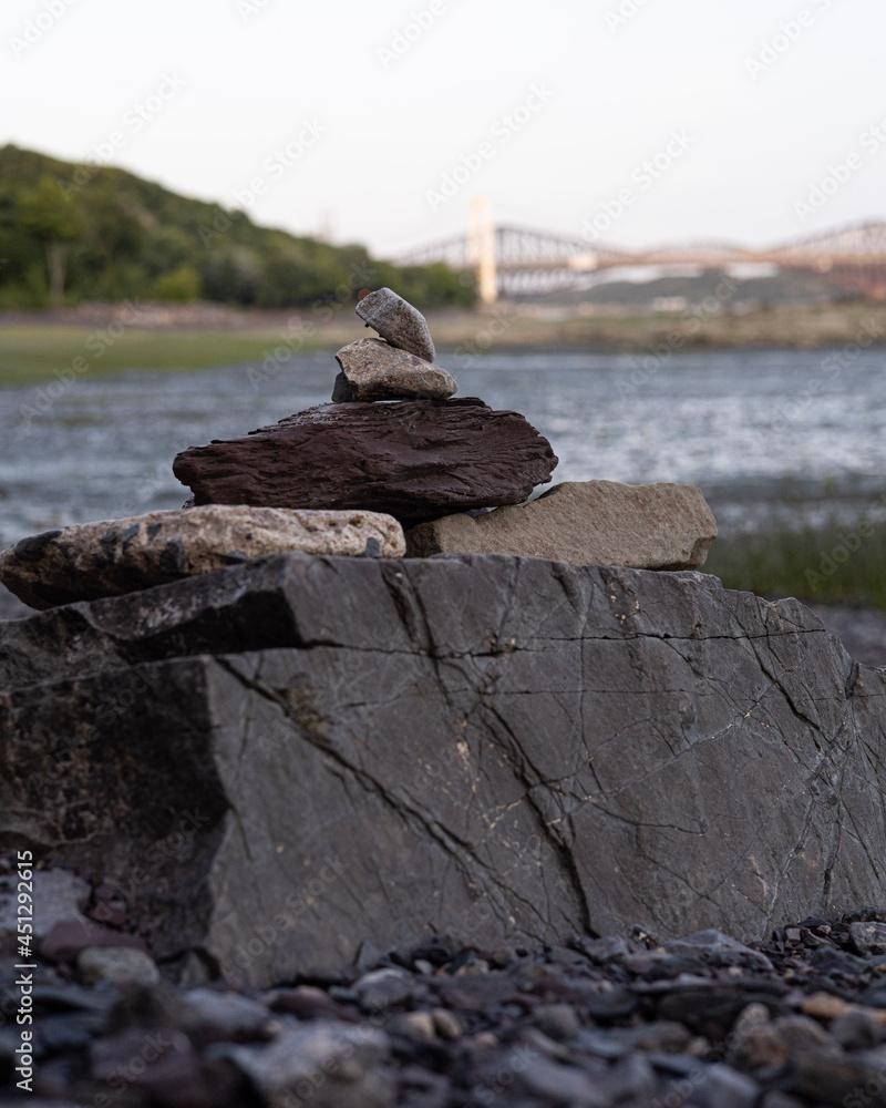 Stacking rocks