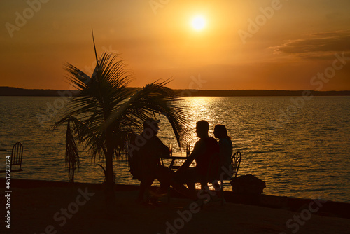 Photography Enjoying a sundowner at Punta Gorda, Cienfuegos, Cuba
