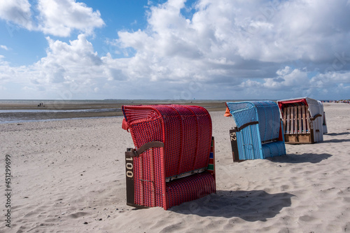 Strandkörbe, Nordseeinsel Föhr photo