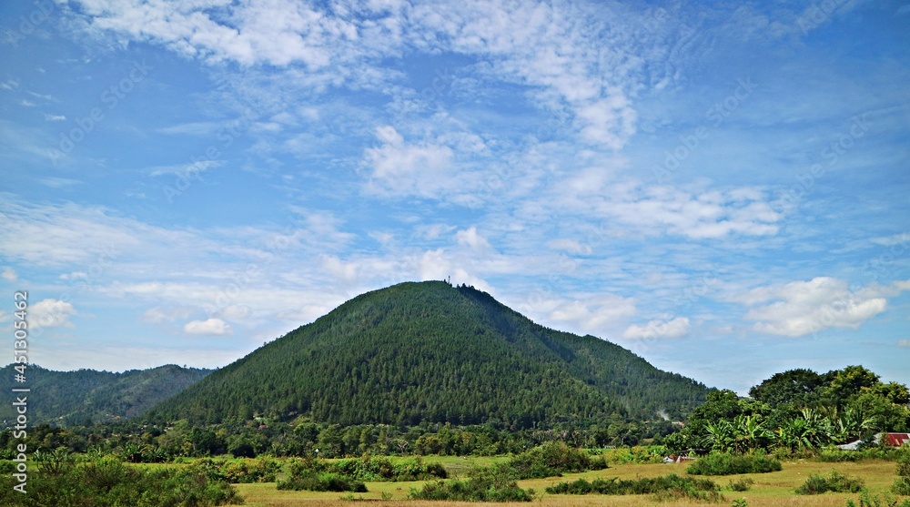 The beauty of Tarabunga Hill, one of the interesting tours in Balige, North Sumatra, Indonesia
