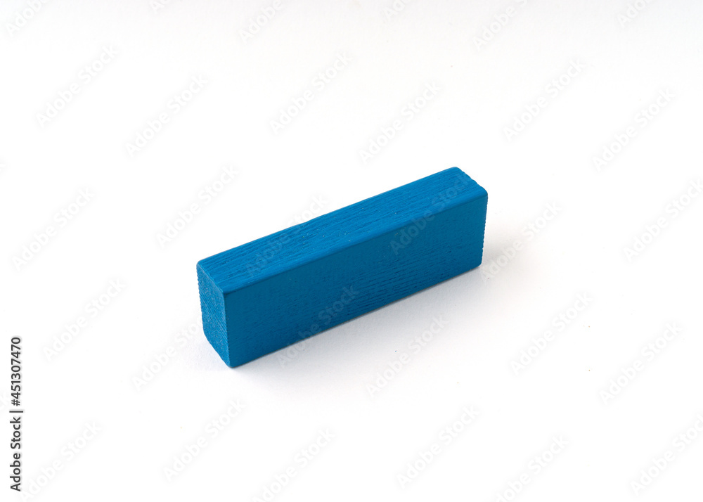 Multicolor toy wooden blocks isolated on white background. Multicolor toy wooden blocks isolated on white background.