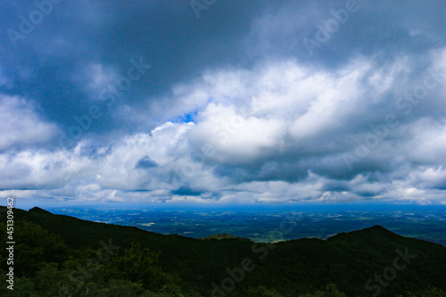 北海道の夏 藻琴山山頂から オホーツク海遠景