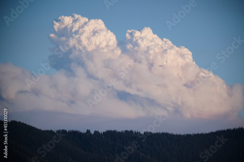 Creating it's own climate: Wildfire cumulo-nimbus cloud, Manning Park