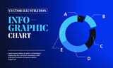 Graphic element. For presentation at work, in office. For web, banner, graphic template, graphic design, etc.