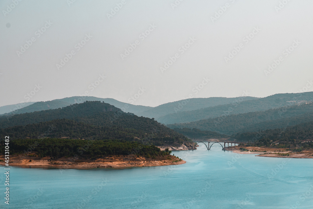 Φωτογραφία Photograph of the views of Lake Entrepeñas Buendía (Guadalajara)