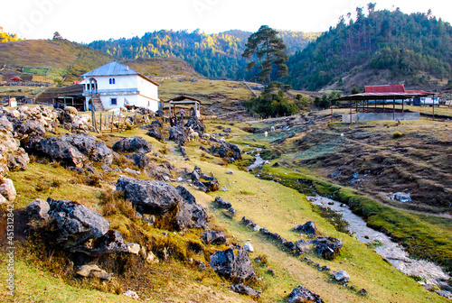 landscape in the mountains