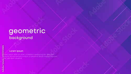 abstract gradient geometric background with purple color