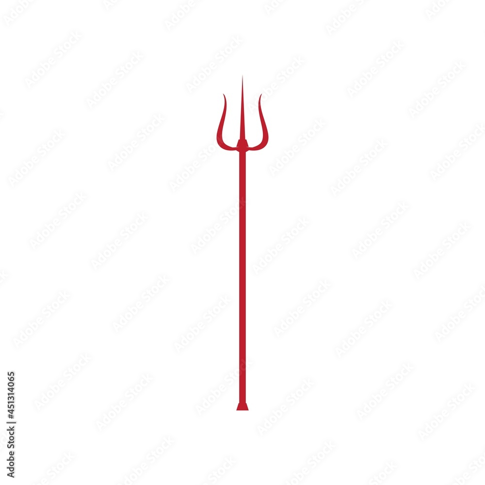 Trident and crown Trident and crown