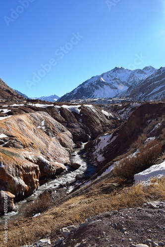 Monumento natural Puente del Inca, área natural protegida de la provincia de Mendoza, Argentina.