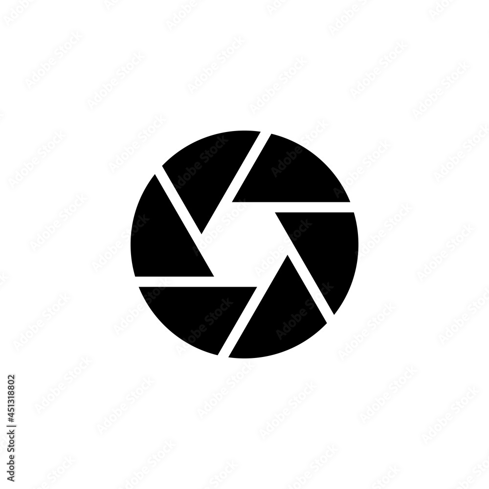 Camera objective icon Camera objective icon