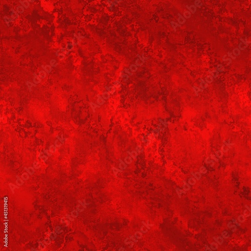 Seamless bright red grunge background texture