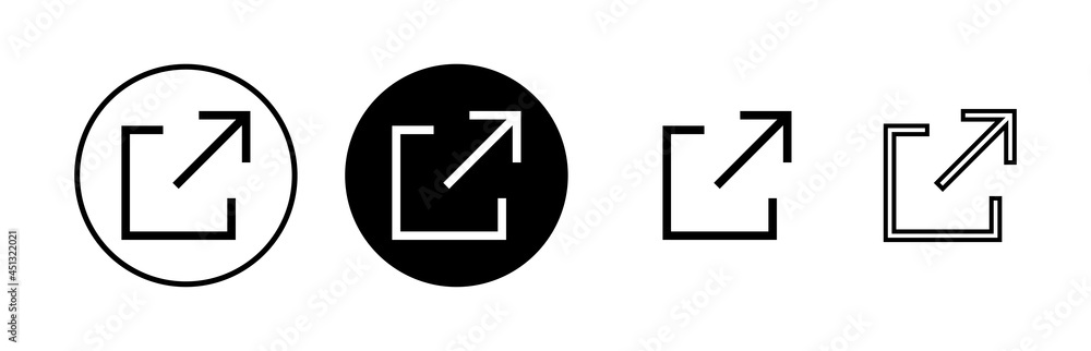 External link symbol vector icons set. Link icon. Link vector icon. Hyperlink chain symbol External link symbol vector icons set. Link icon. Link vector icon. Hyperlink chain symbol