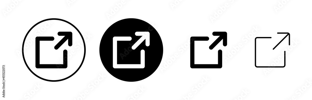Link icons set. Link vector icon. External link symbol vector icon. Hyperlink symbol Link icons set. Link vector icon. External link symbol vector icon. Hyperlink symbol
