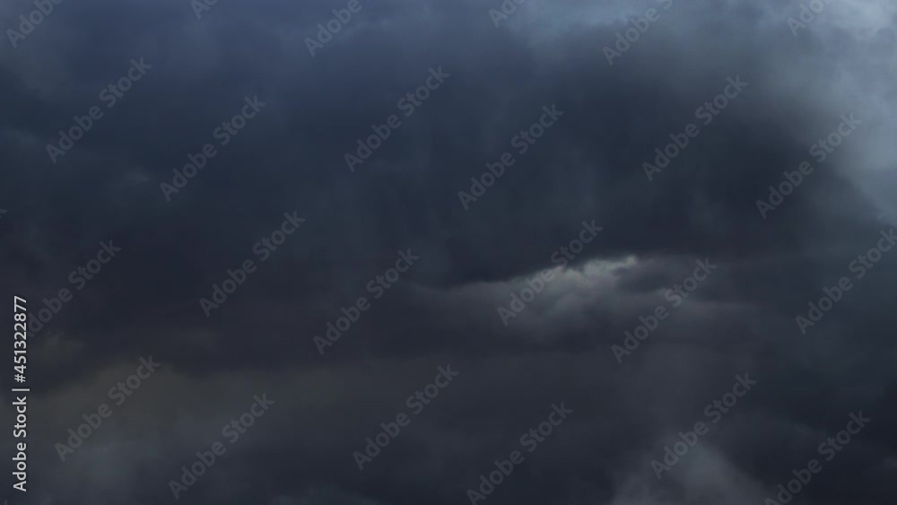 timelapse moving dark clouds and thunderstorm. timelapse moving dark clouds and thunderstorm.