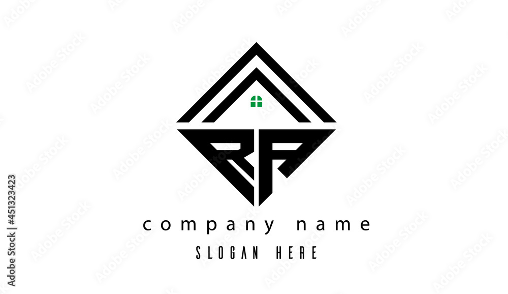 RA creative real estate latter logo RA creative real estate latter logo