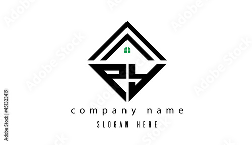 Free Download PY creative real estate latter logo - GFXLoad