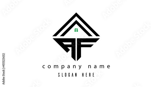 Free Download AF creative real estate latter logo - GFXLoad