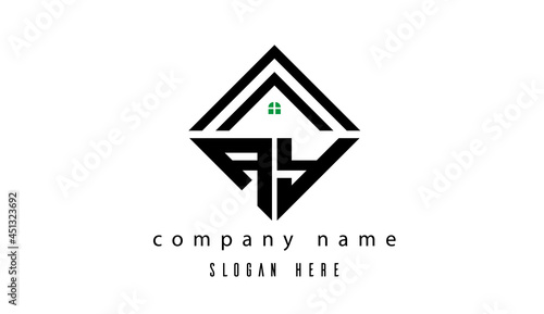 AY creative real estate latter logo photo