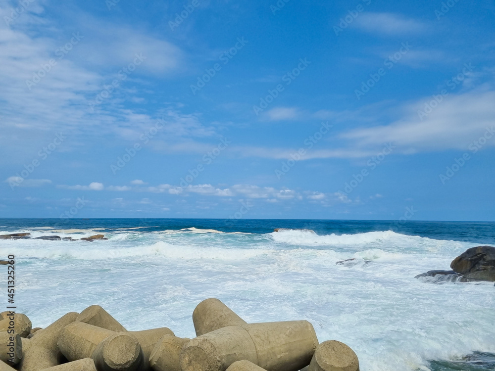 Scenic View Of Sea Against Sky Scenic View Of Sea Against Sky