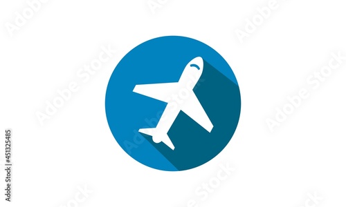 flight plane symbol vector