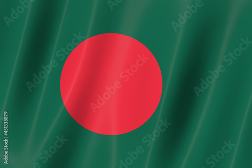 bangladesh flag, 3d render,8K