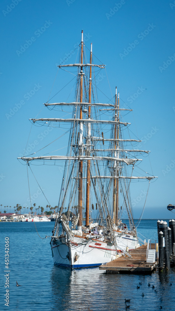 ship in the harbor