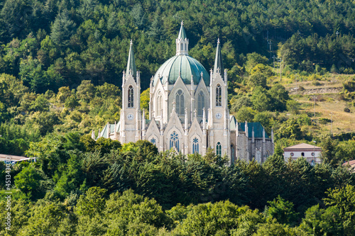 Basilica santuario di Maria Santissima Addolorata, is a modern-day sanctuary located in the Matese park, near Isernia photo