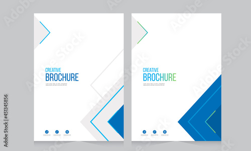 Abstract brochure template, cover design annual report, magazine