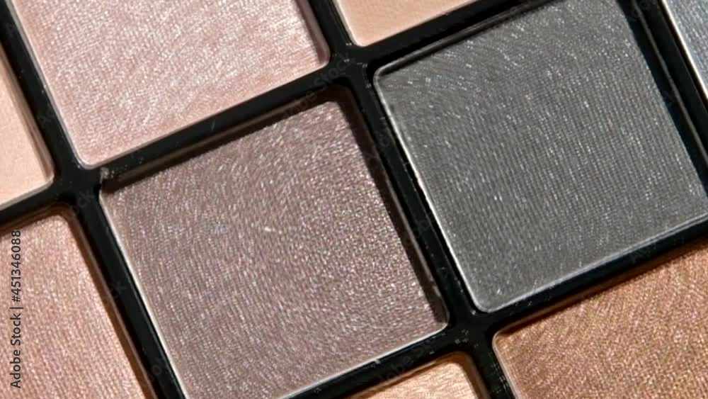 Make up palette set. Professional multicolor eyeshadow palette. Makeup. Professional multicolor eyeshadow make-up palette background, close-up. Rotation Make up palette set. Professional multicolor eyeshadow palette. Makeup. Professional multicolor eyeshadow make-up palette background, close-up. Rotation