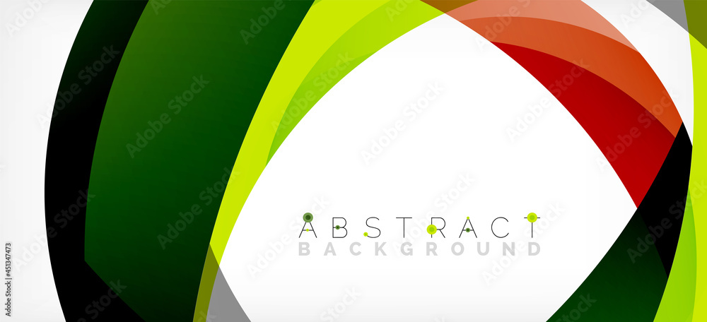 Color circle shapes, minimal geometric background. Trendy dynamic composition. Vector Illustration For Wallpaper, Banner, Background, Landing Page Color circle shapes, minimal geometric background. Trendy dynamic composition. Vector Illustration For Wallpaper, Banner, Background, Landing Page
