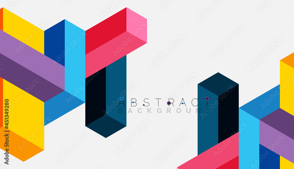 Abstract background. 3d cubes, cubic elements and blocks. Techno or business concept for wallpaper, banner, background, landing page Abstract background. 3d cubes, cubic elements and blocks. Techno or business concept for wallpaper, banner, background, landing page