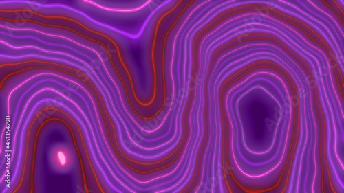 neon pattern line curves wave border geometric vj abstract