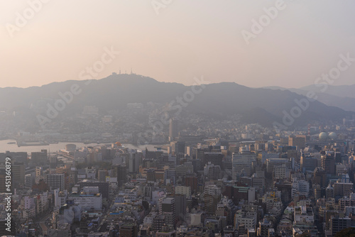 長崎市の夕景