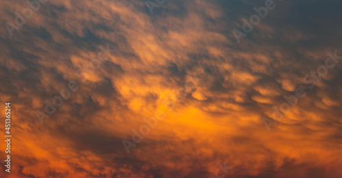 Sunset mammatus clouds after a storm. Serbia © Sergey Fedoskin