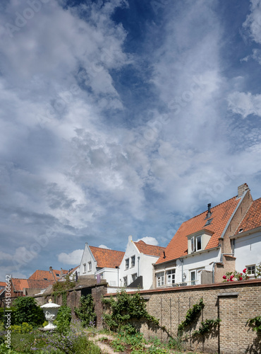 Historische stadsmoestuin Markiezenhof in Bergen op Zoom, Noord-Brabant province, The Netherlands