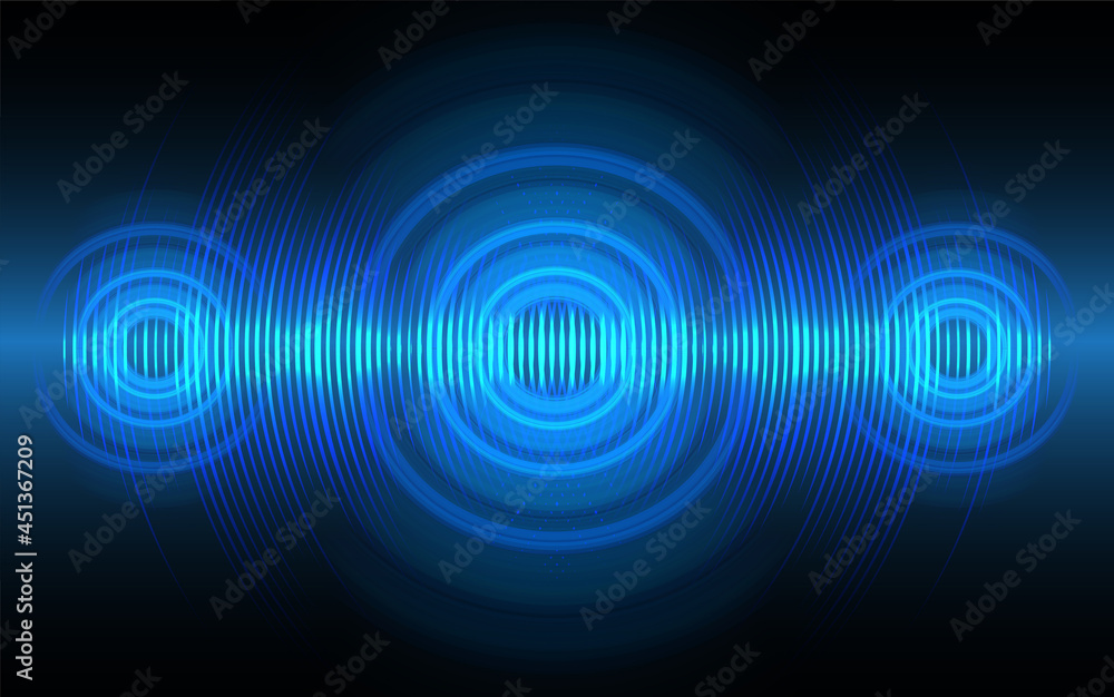 Sound waves oscillating dark light Sound waves oscillating dark light