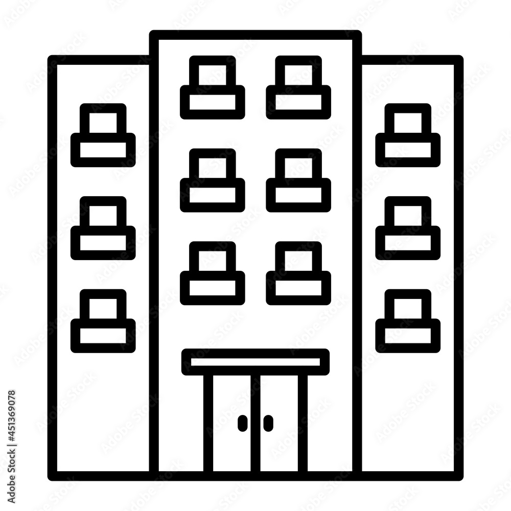 Flats Vector Outline Icon Isolated On White Background Flats Vector Outline Icon Isolated On White Background
