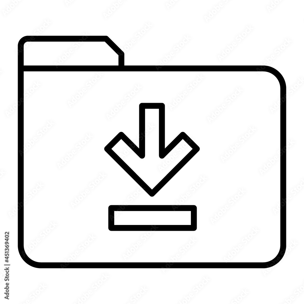 Download Vector Outline Icon Isolated On White Background Download Vector Outline Icon Isolated On White Background