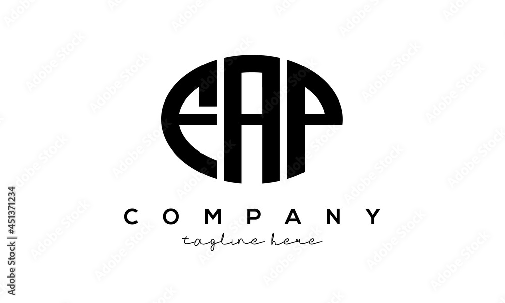 FAN three Letters creative circle logo design FAN three Letters creative circle logo design