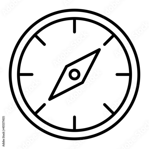 Compass Vector Outline Icon Isolated On White Background Free Download Compass Vector Outline Icon Isolated On White Background - GFXLoad