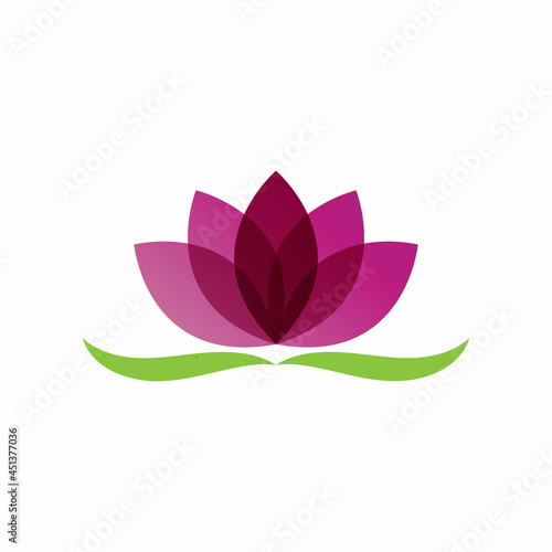 Beauty Vector lotus flowers design logo Template icon