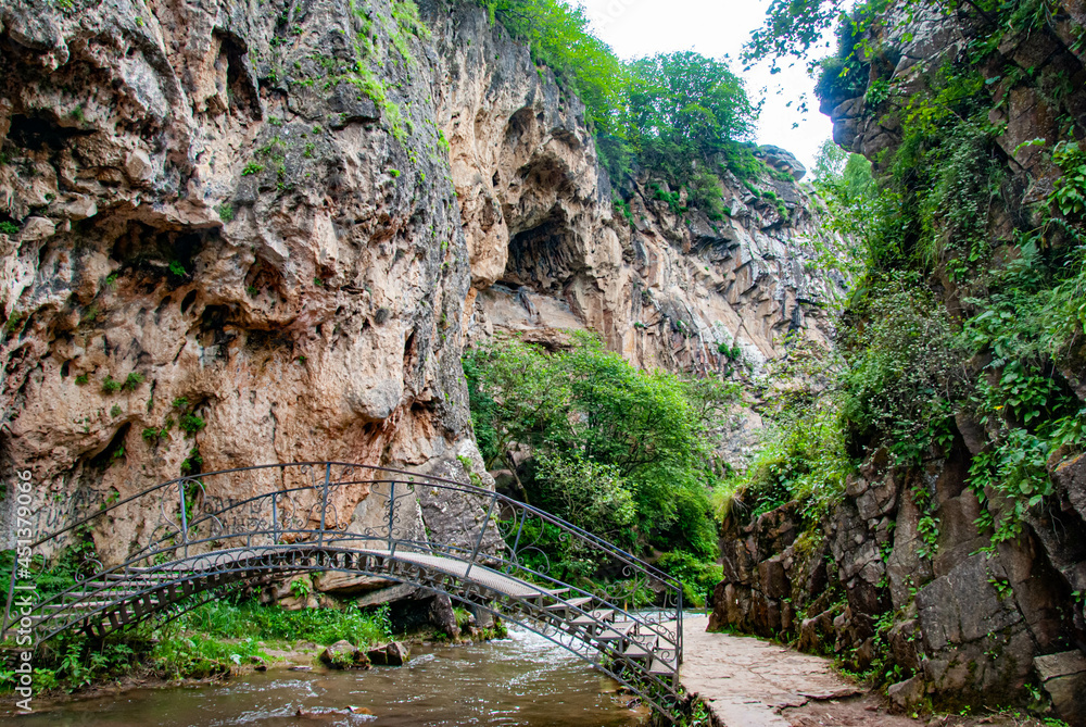 Obraz premium waterfall in the mountains
