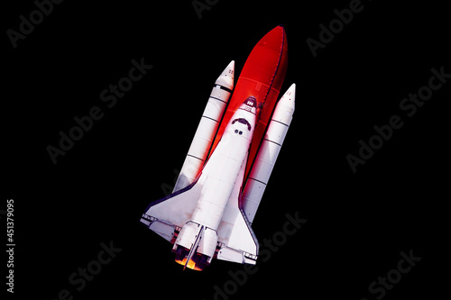 Fototapeta Naklejka Na Ścianę i Meble -  Rocket Launch - Elements of this Image Furnished by NASA