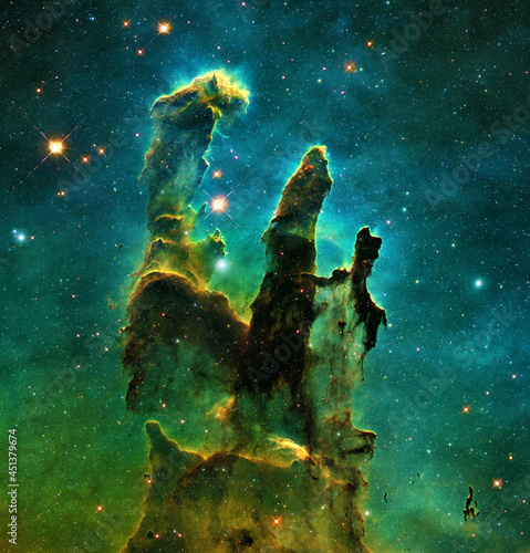 Fototapeta Naklejka Na Ścianę i Meble -  Gorgeous Galaxy - Elements of this Image Furnished by NASA