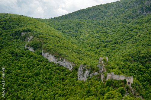 Photography remains of Soko Grad castle in Sokobanja