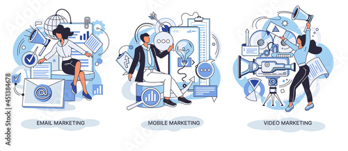 Email and mobile marketing. Professional marketers service, advertising business. Marketing team do video promotion, affiliate marketing stratege. Social media content campaign. Creative metaphors