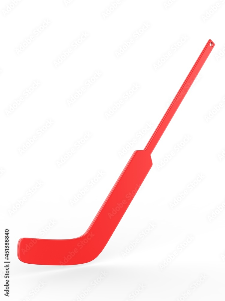 Blank ice hockey stick template mock up, 3d render illustration. Blank ice hockey stick template mock up, 3d render illustration.