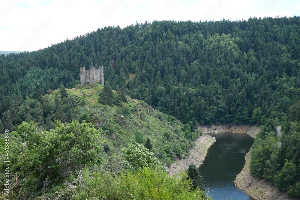 Chateau d'Alleuze, Cantal, Auvergne