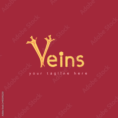 veins logo illustration for your medical business