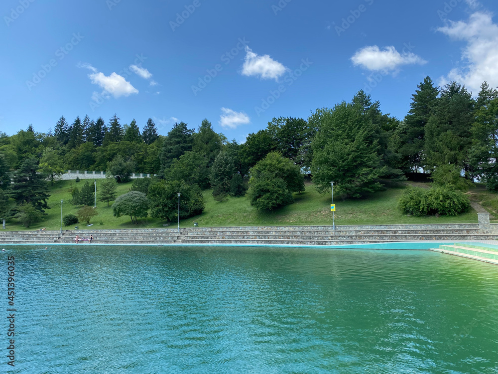Excursion site and bathing area Orahovacko jezero - Slavonia, Croatia (Izletište i kupalište Orahovačko jezero - Slavonija, Hrvatska)